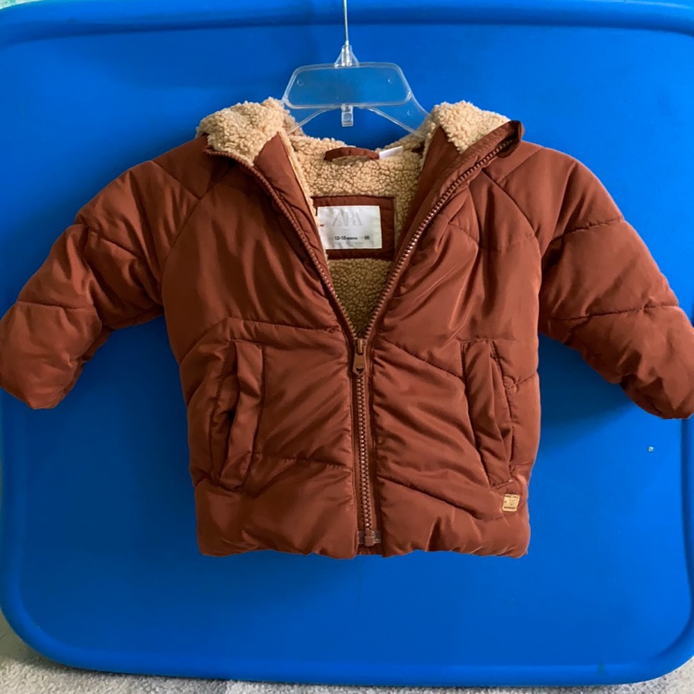 Zara puffer coat